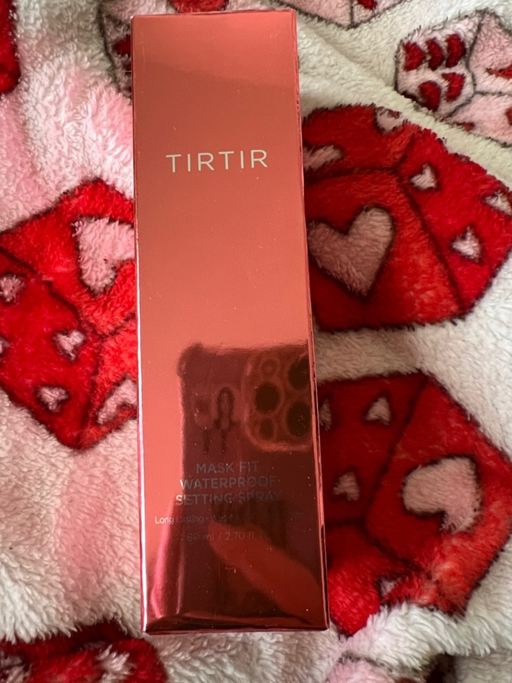 TIRTIR Pink Metallic Mask Fit Waterproof Setting Spray